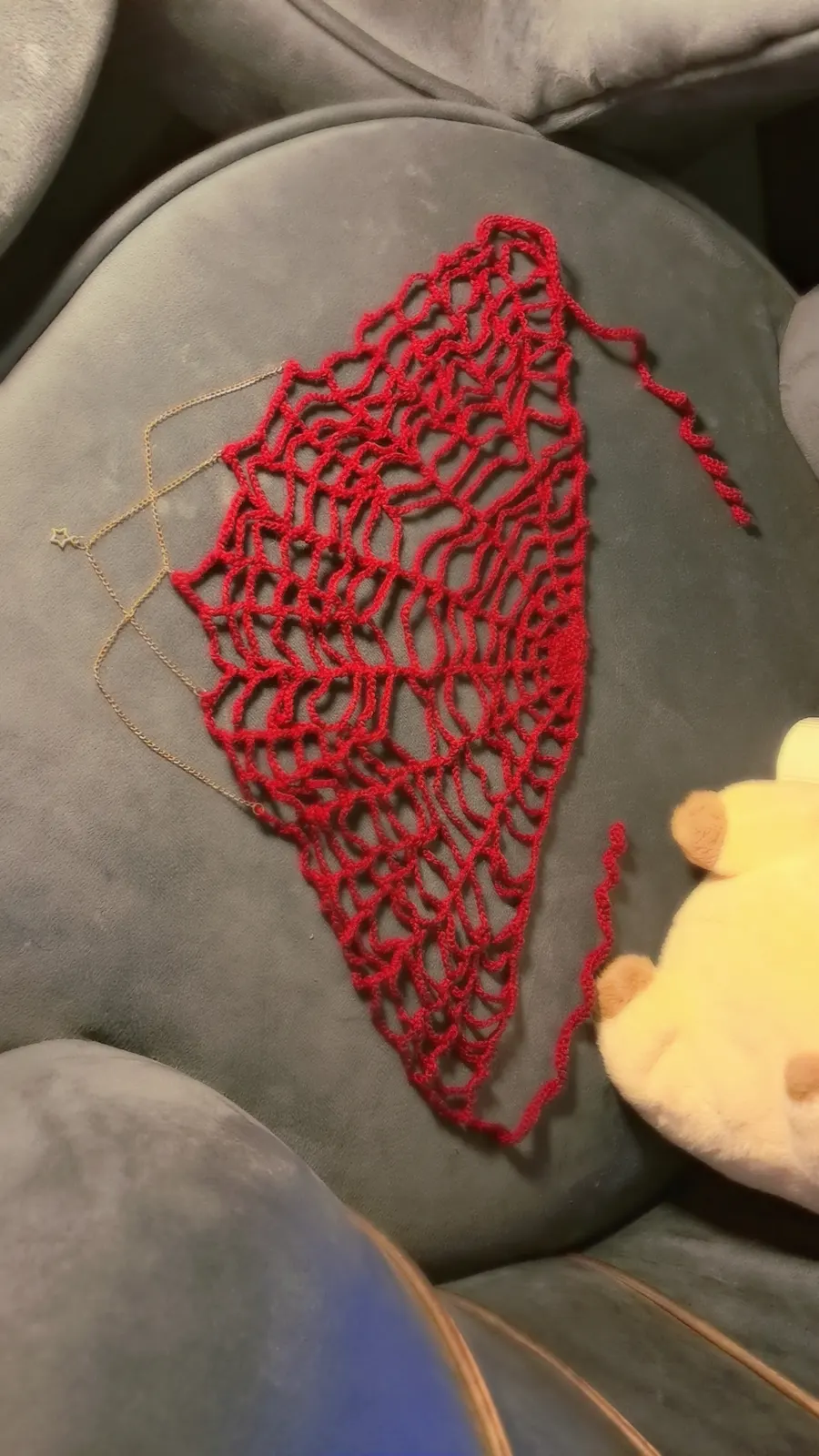 Spider web bandana