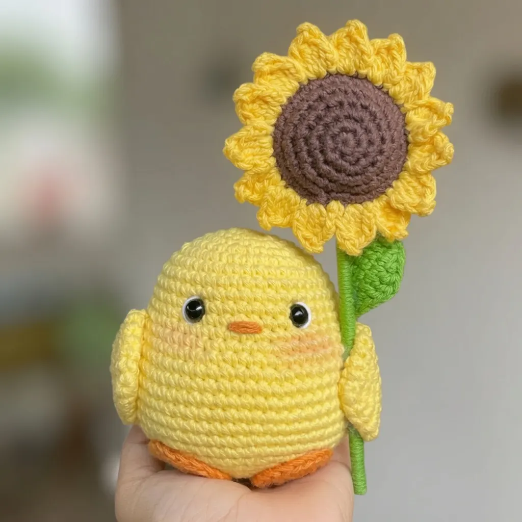 Crochet Sunflowers
